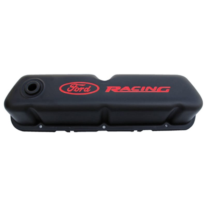Ford Racing — Ford Racing Logo Stamped Steel Valve Covers Black Crinkle Finish
Valve Cover