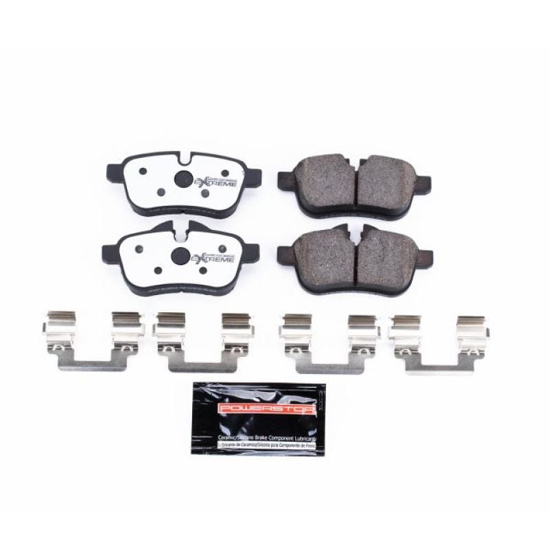 PowerStop — PowerStop - Z26 Performance Carbon-Fiber Ceramic Brake Pads with Hardware Kit