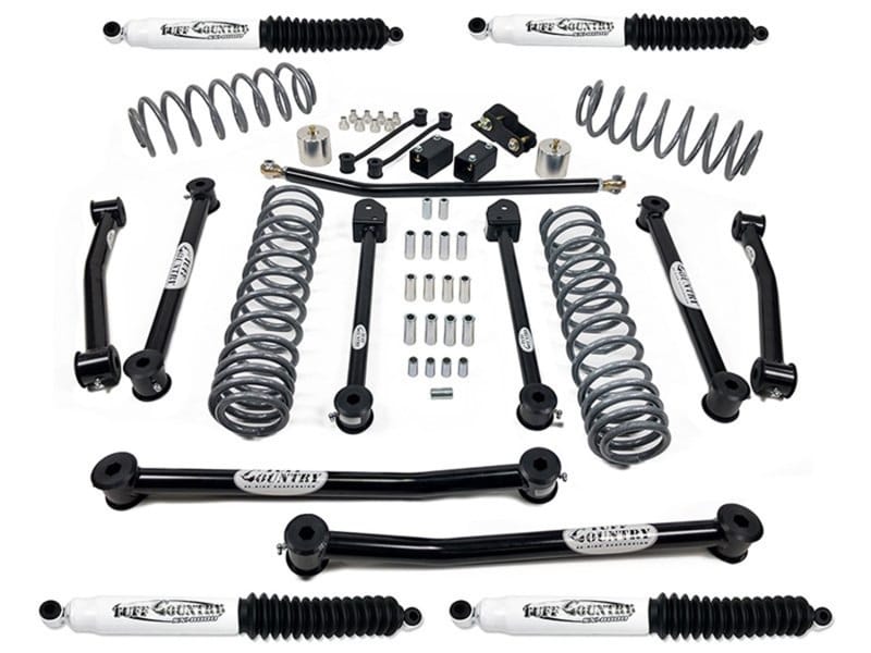 Tuff Country — 2018-2024 Jeep Wrangler JLU (4 door models only)-4in. Lift Kit by (SX8000 Shocks