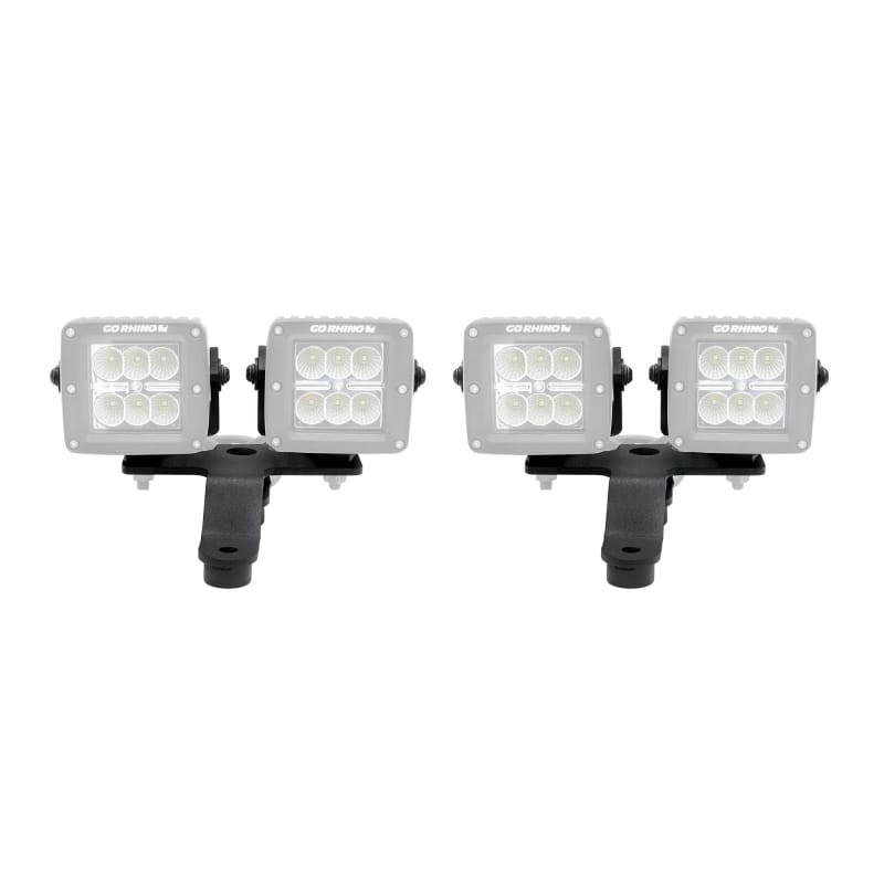Go Rhino — Go Rhino 18-20 Jeep Wrangler JL/JLU/Gladiator JT Light Mount - Two 3in Cubes
WS Cowl Mount
