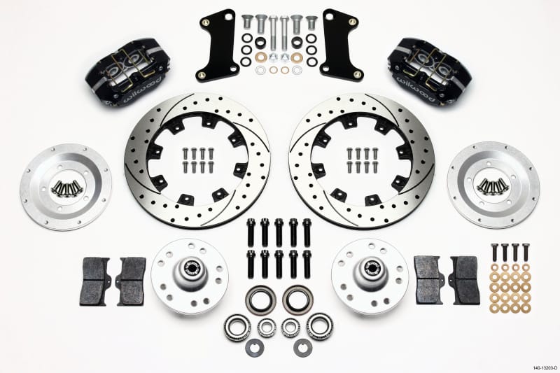 Wilwood — KIT,FRONT,CAMARO,67-69,DP-DB,12.19 ROTOR,VENTED,DRILLED,BLACK