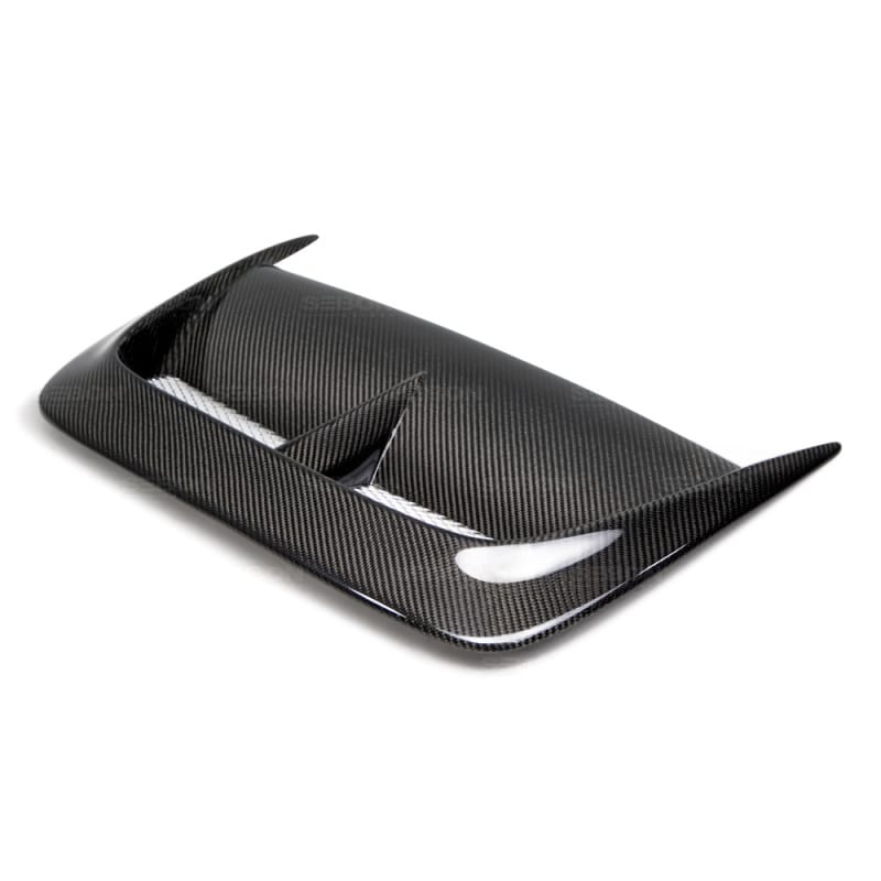 Seibon — Seibon 04-05 Subaru WRX/STi CW Carbon Fiber Hood Scoop - Only Fits OEM Hoods (Not Seibon Hoods)