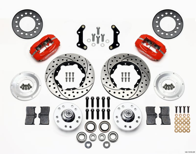 Wilwood — KIT,FRONT,MAGNUM FORCE,DROP SPINDLE,FDLI 11.00,SRP,RED
