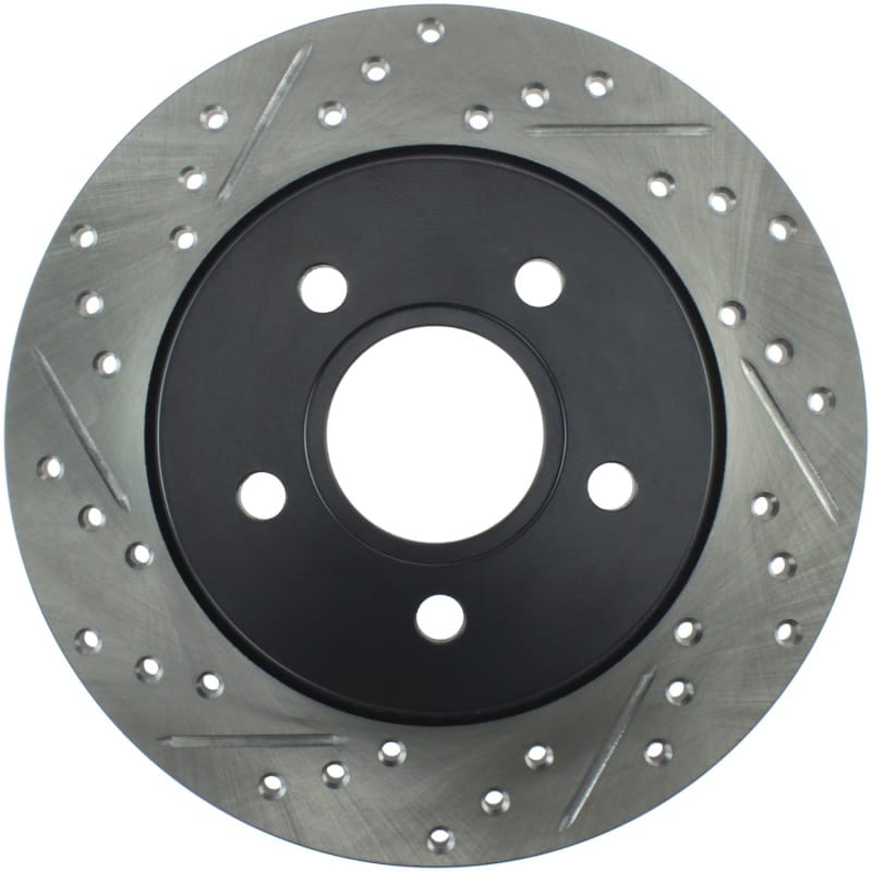 Stoptech — StopTech Sport Drilled & Slotted Brake Rotor; Rear Right
StopTech Sport Drilled/Slotted Brake Rotor; Rear Right
