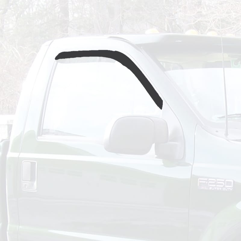 EGR — EGR 563411-2pc Smoke In-channel Window Visors for 00-16 Excursion/F-250/F-350
