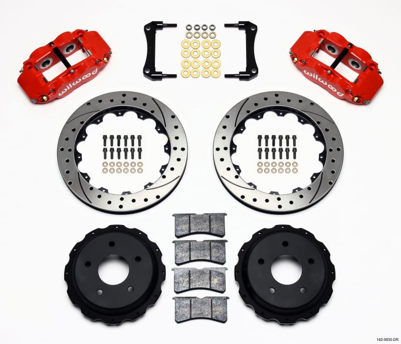 Wilwood — KIT,REAR,CAMARO,98-02,12.88 ROTOR DRILLED,RED
