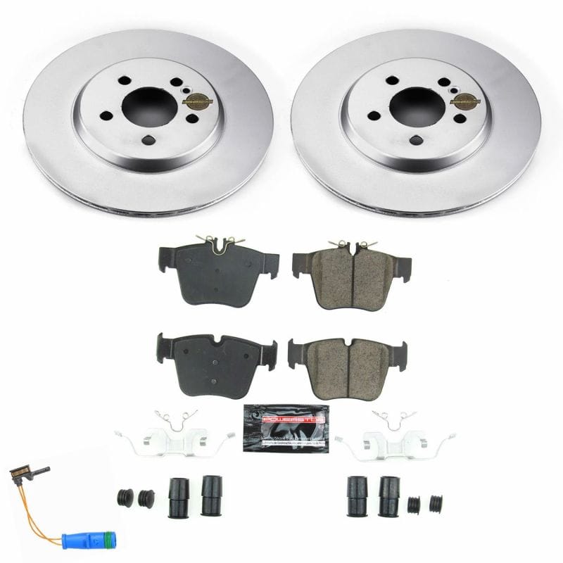 PowerStop — Genuine Geomet Coated Rotor and Carbon-Fiber Ceramic Brake Pad Kit