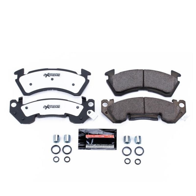 PowerStop — PowerStop - Z26 Performance Carbon-Fiber Ceramic Brake Pads with Hardware Kit