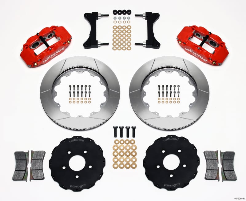 Wilwood — KIT,FRONT,MITSUBISHI EVO VIII,FNSL6R 14.00 ROTOR,RED