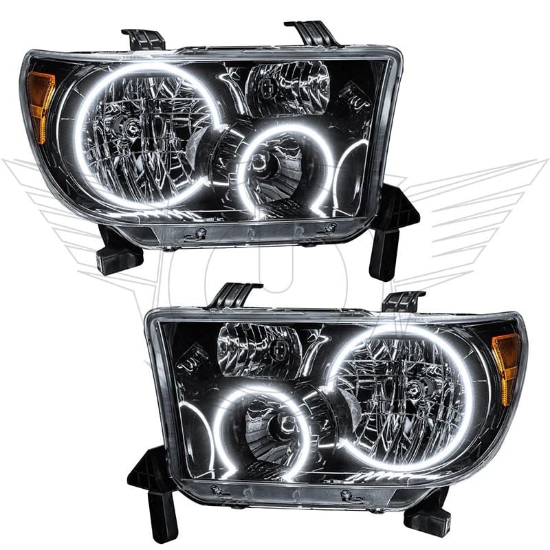 ORACLE Lighting — 2007-2013 Toyota Tundra Pre-Assembled Headlights - (Black Housing)