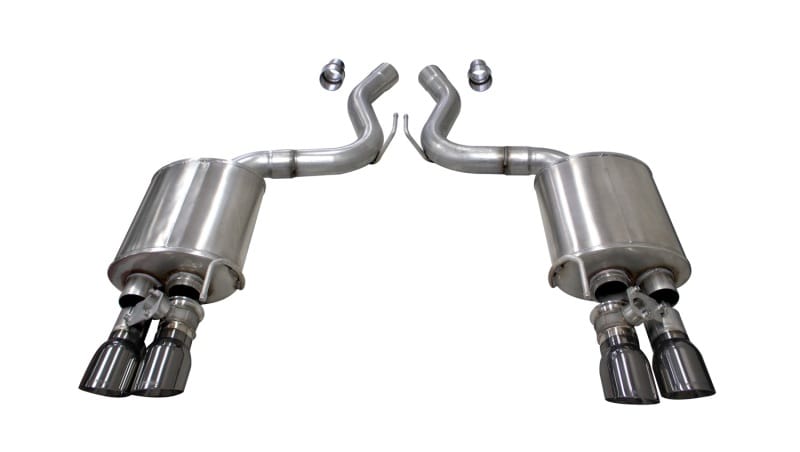 CORSA Performance — 3.0in. Axle-Back Dual Rear Exit with Twin 4.5in. Gunmetal PVD Pro-Series Tips