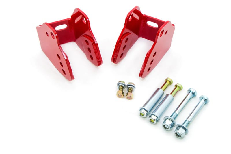 UMI Performance — 3018 - 1978-1988 GM G-Body Rear Lower Control Arm Relocation Brackets, Bolt In