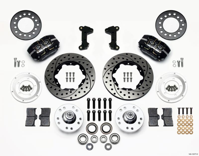Wilwood — KIT,FRONT,MUSTANG II,74-78,DP-DB,11.00 ROTOR,VENTED,DRILLED