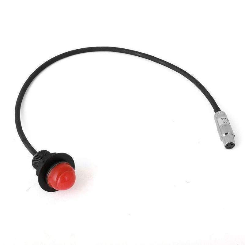 Rugged Radios — Rugged Radios Hole Mount Push to Talk Cable (PTT) with 12 Straight Cord for Intercoms