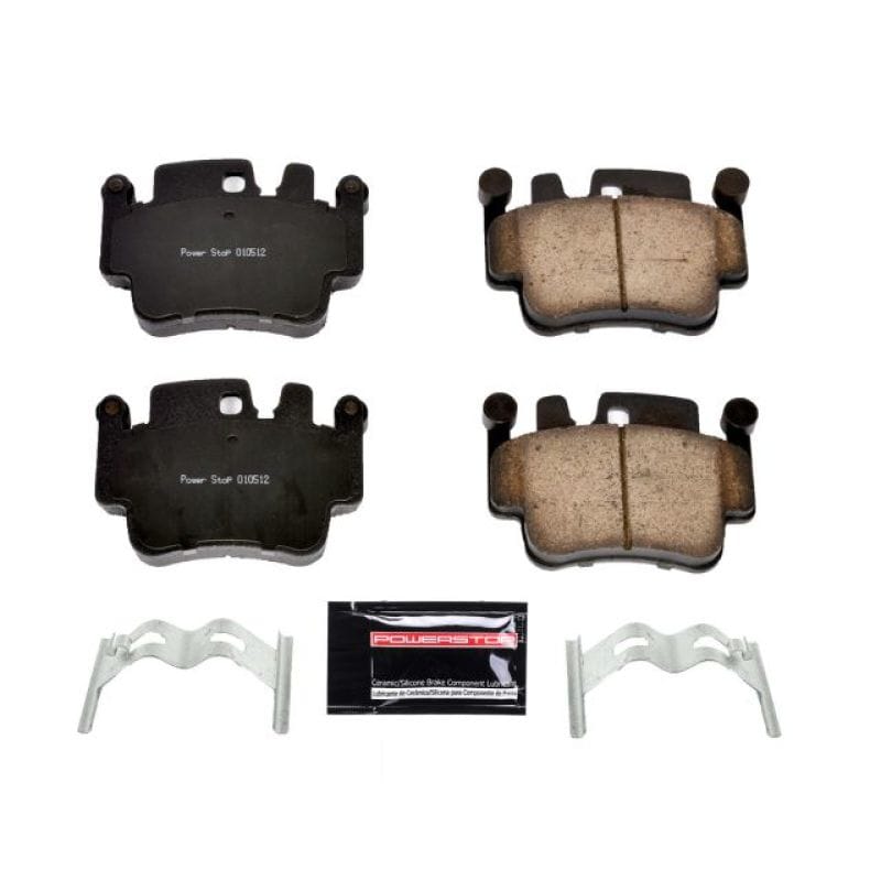 PowerStop — PowerStop - Z23 Daily Driver Carbon-Fiber Ceramic Brake Pads with Hardware Kit