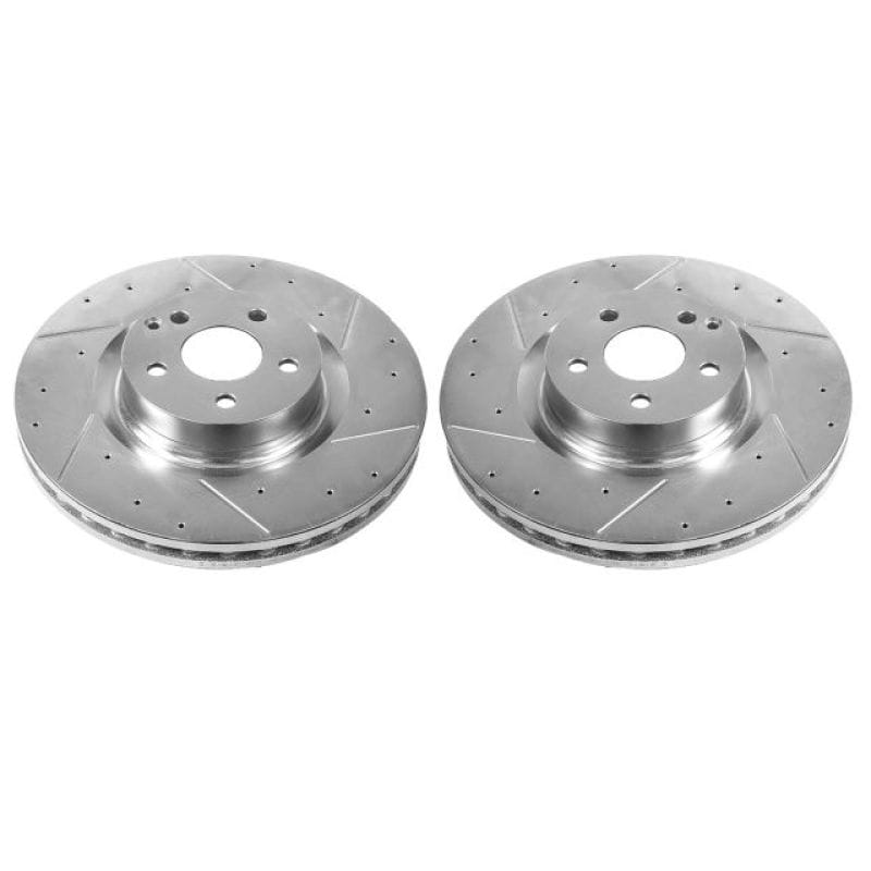 PowerStop — PowerStop Evolution Performance Drilled, Slotted & Plated Brake Rotor Pair