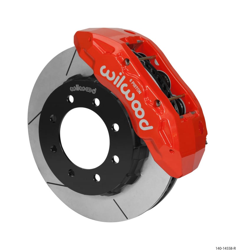 Wilwood — KIT,FRONT,FORD F250/F350,4WD,2013-2017 TX6R,15.00 ROTOR,RED,W/LINES