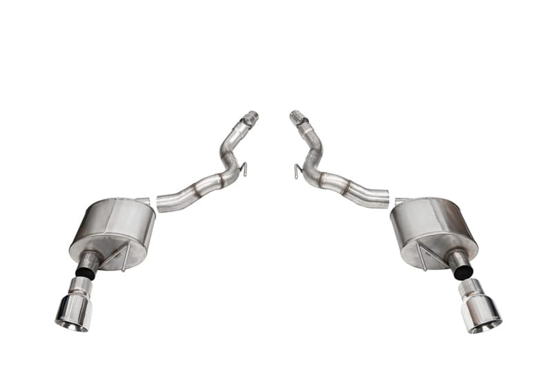 CORSA Performance — Corsa 2024-2025 Ford Mustang GT Sport Axle-Back Dual Rear Exit with 4.5in Polished Pro-Series Tips
Exhaust
