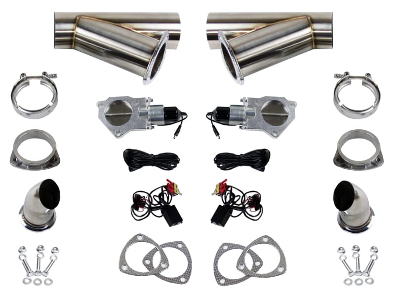 Granatelli Motor Sports — Electronic Exhaust Cutout Systems - Stainless Steel - Weld In