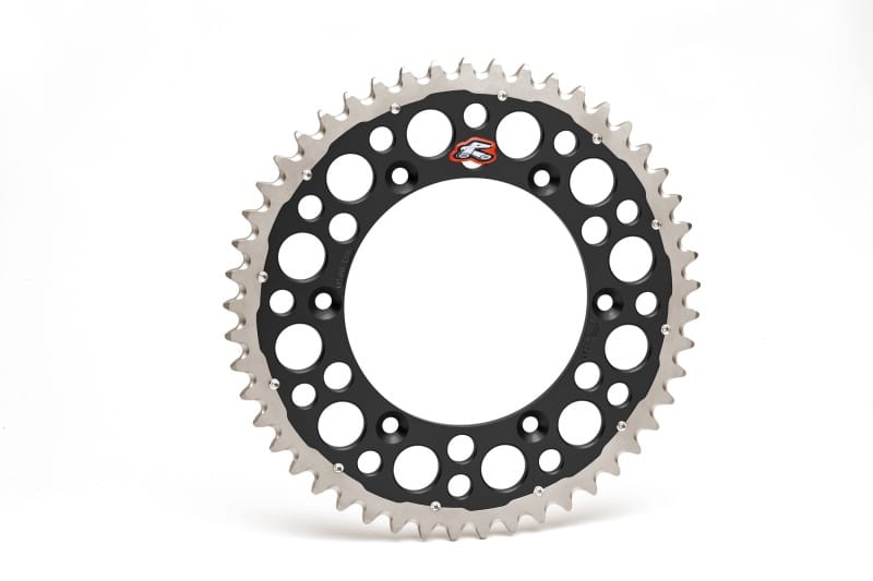 Renthal — Black, Rear, 520, 49T