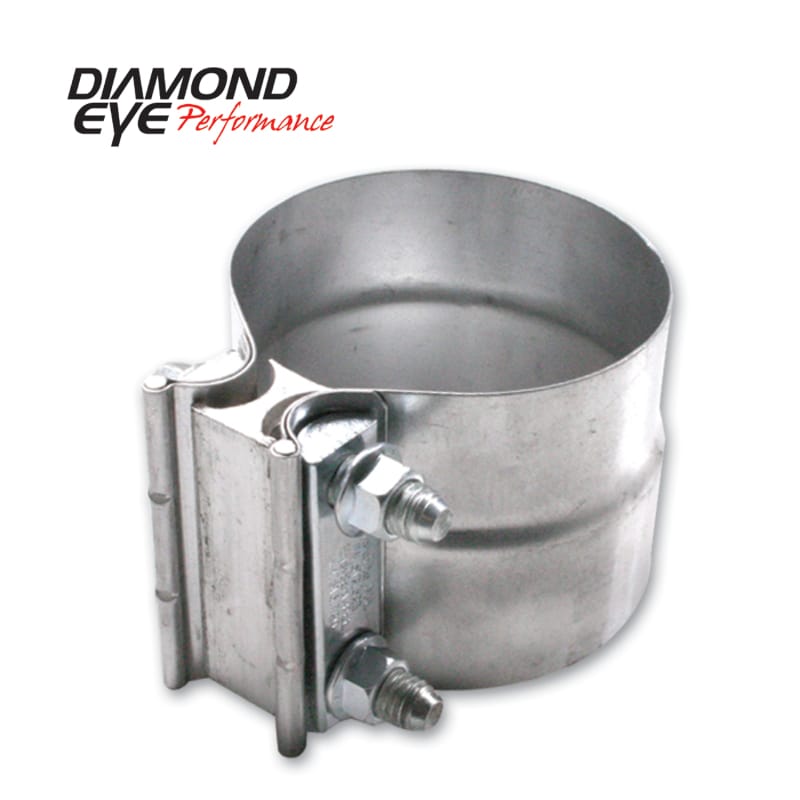Diamond Eye Performance — PERFORMANCE DIESEL EXHAUST PART-2.5in. ALUMINIZED TORCA LAP-JOINT CLAMP