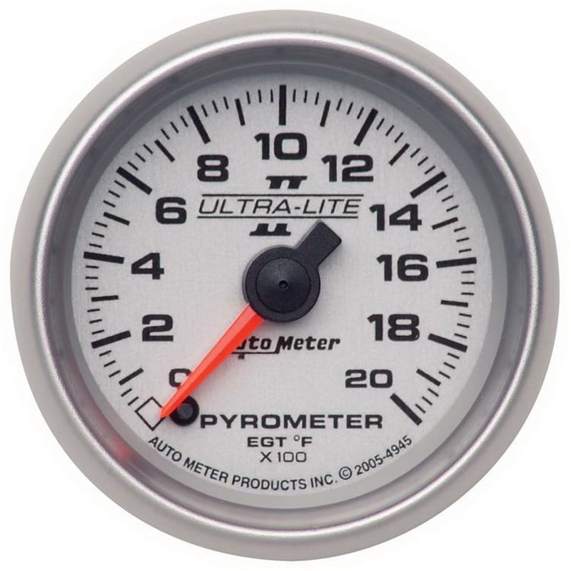 AutoMeter — GAUGE, PYROMETER (EGT), 2 1/16", 2000?F, DIGITAL STEPPER MOTOR, ULTRA-LITE II