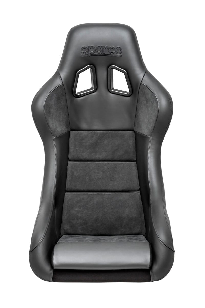 SPARCO — Sparco Seat QRT Performance Leather/Alcantara Black (Must Use Side Mount 600QRT)
