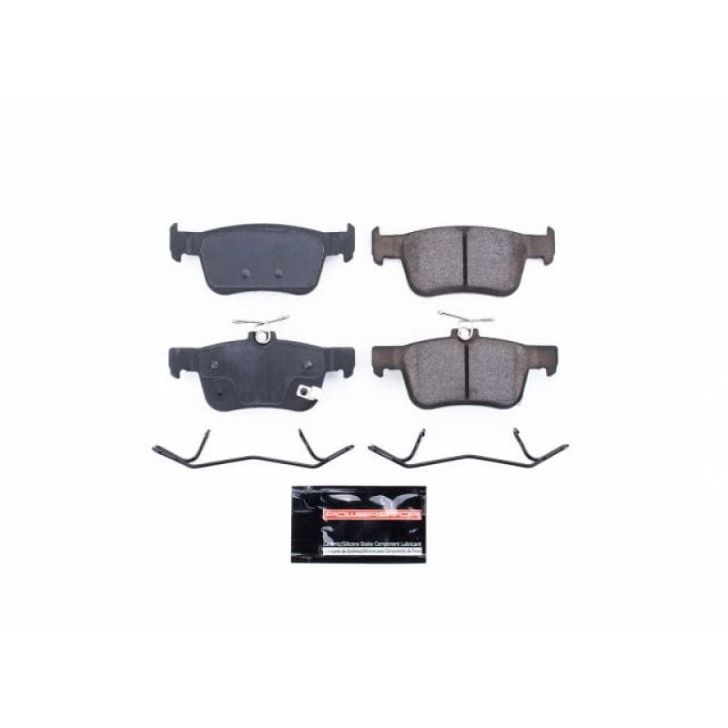 PowerStop — PowerStop - Z23 Daily Driver Carbon-Fiber Ceramic Brake Pads with Hardware Kit