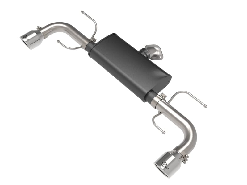 aFe — Takeda 2-1/2 IN 304 Stainless Steel Axle-Back Exhaust System w/ Polished Tip