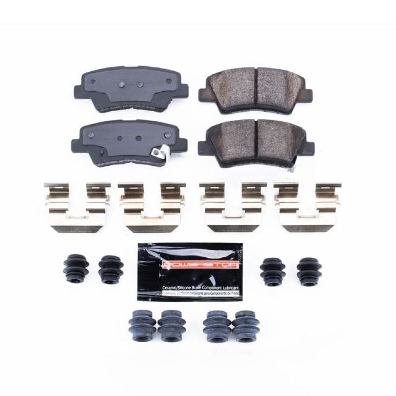 PowerStop — PowerStop - Z23 Daily Driver Carbon-Fiber Ceramic Brake Pads with Hardware Kit