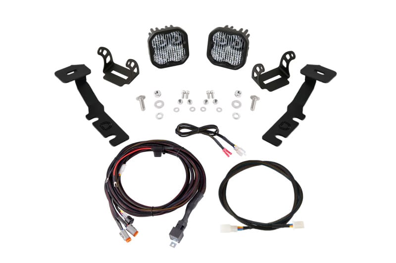 Diode Dynamics — Diode Dynamics 19-25 Toyota RAV4 SS3 LED Ditch Light Kit - Pro White Combo