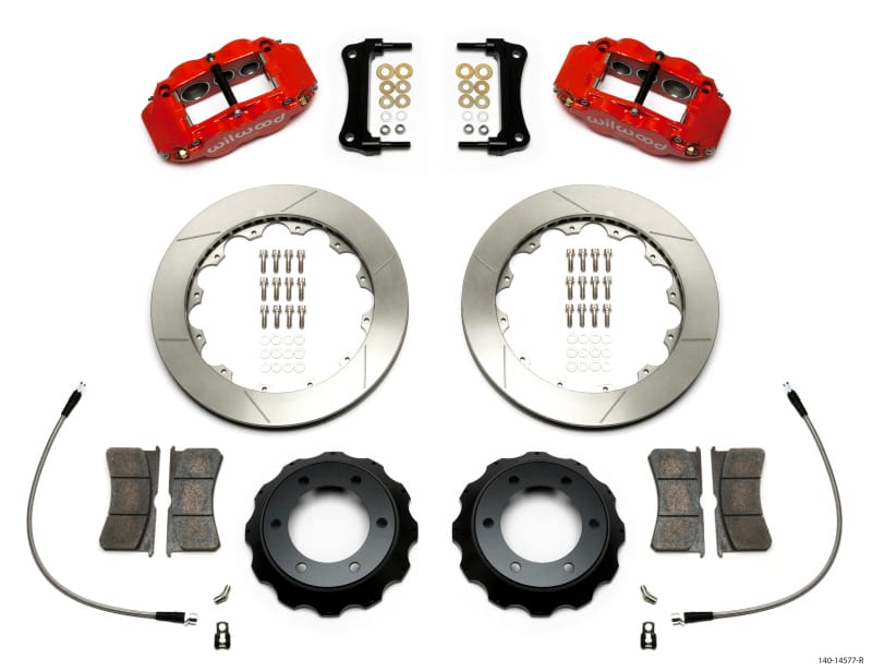 Wilwood — KIT,FRONT,TACOMA,05-15,FNSL6R,12.88 ROTOR,RED,W/LINES