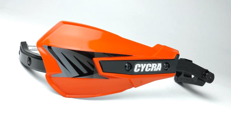 Cycra — Cycra Vortex Hand Guard/w Universal U-Clamps - Orange