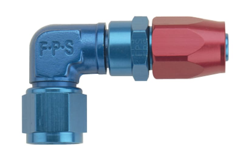 Fragola — Fragola -6AN x 90 Degree Low Profile Forged Hose End
