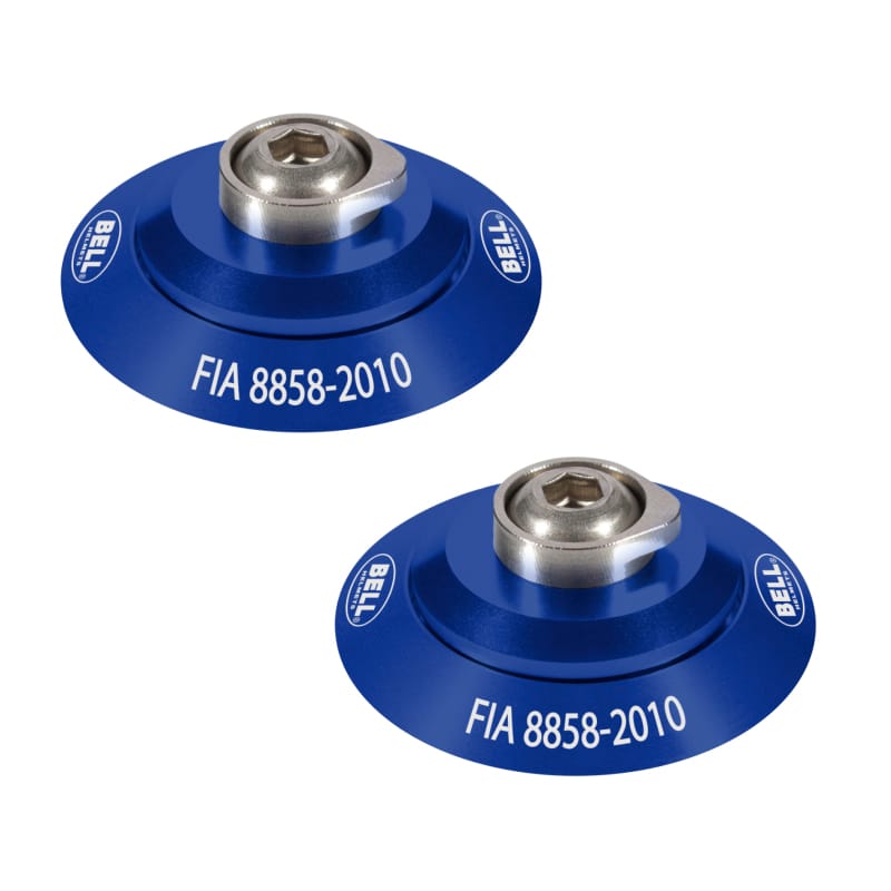 Bell — Bell HANS Clip Set - Blue FIA8858-2010