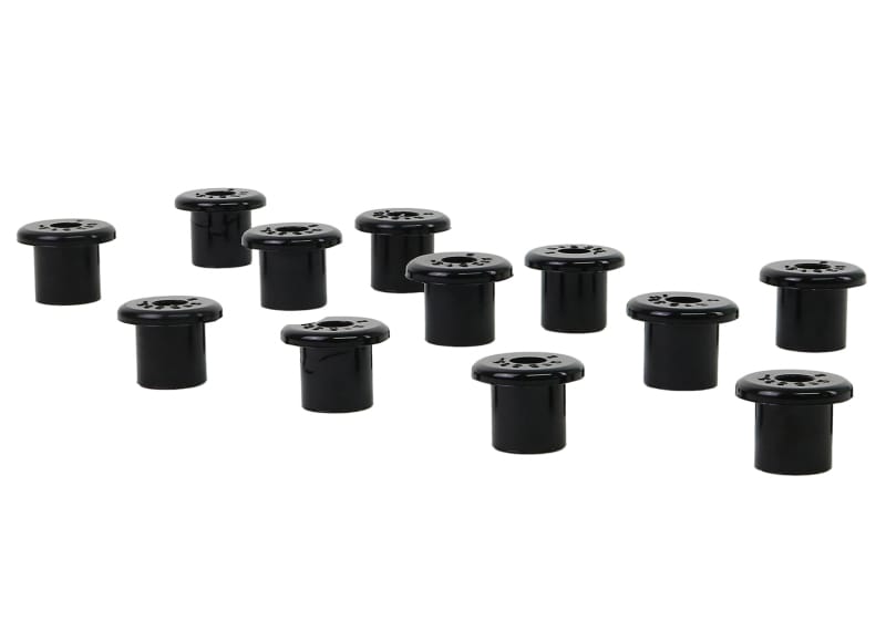 Whiteline — Spring - eye front/rear and shackle bushing
Leaf Spring - Bushing Kit