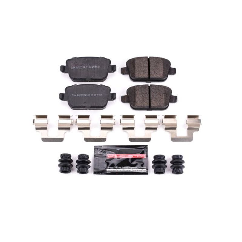 PowerStop — PowerStop - Z23 Daily Driver Carbon-Fiber Ceramic Brake Pads with Hardware Kit