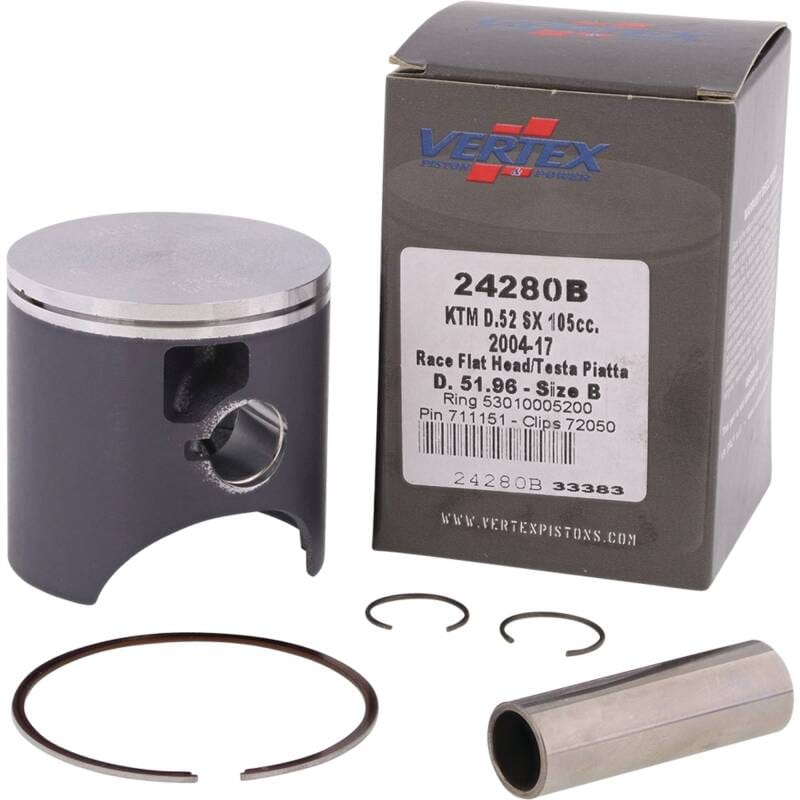 Vertex Pistons — Vertex Piston 04-11 KTM 105 SX 105cc Cast Race Piston Kit