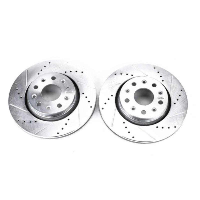 PowerStop — PowerStop Evolution Performance Drilled, Slotted & Plated Brake Rotor Pair