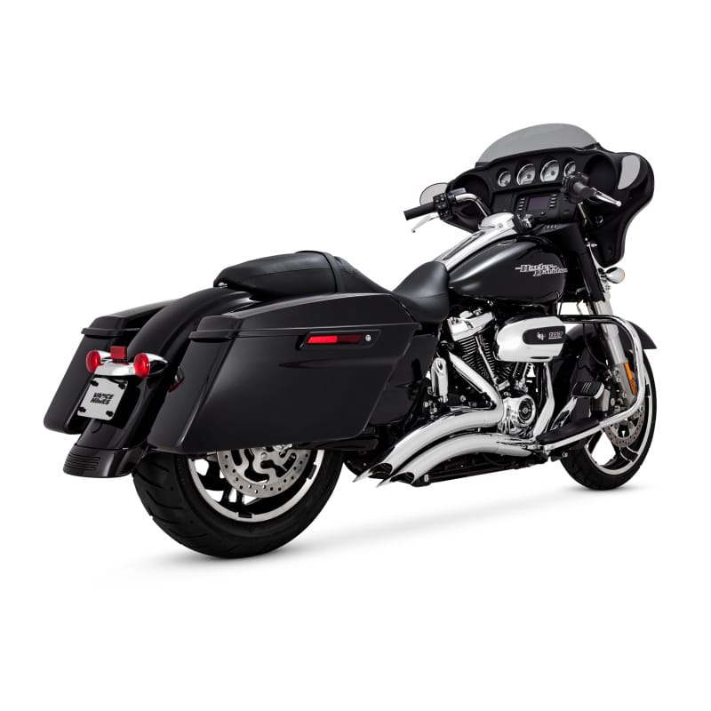 Vance and Hines — Vance & Hines HD Dresser 17-22 Big Radius 2-2 Chrome PCX Full System Exhaust