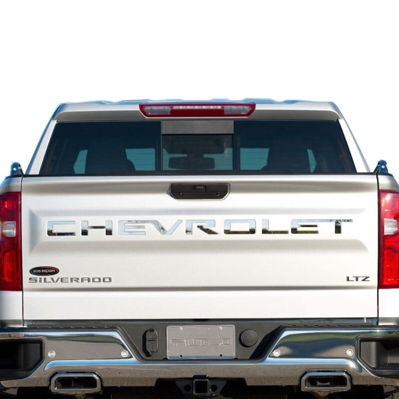 Putco — Putco 23-24 Chevrolet Colorado - Grille Letters - Stainless Steel Chevrolet Letters