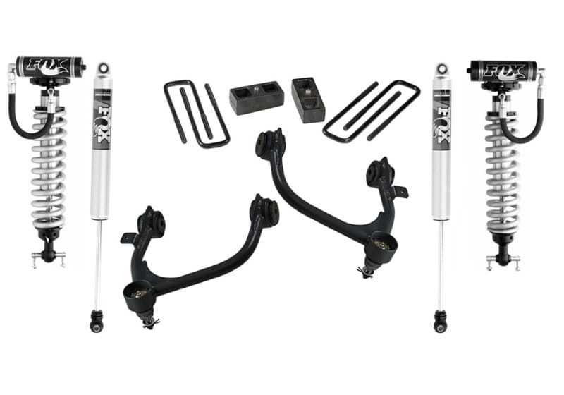 Superlift — 3" Lift Kit - 19 (New Body)-24 Silv/Sierra1500 2/4WD w/FoxShk(exc Trailboss/AT4)
3in. Lift Kit-19 (New Body)-24 Silv/Sierra1500 2/4WD w/FoxShk(exc Trailboss/AT4)