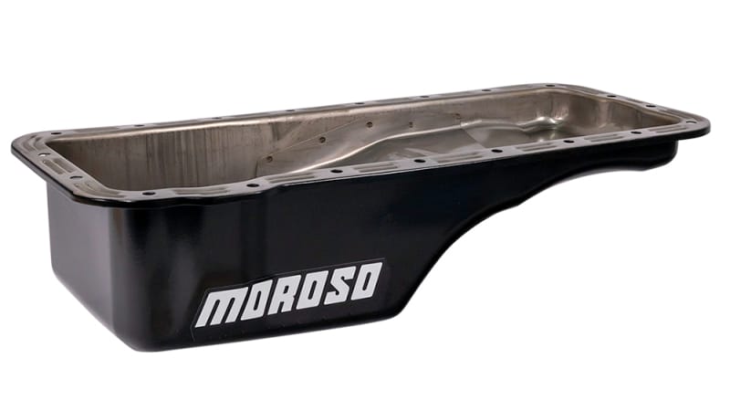 Moroso — Moroso Ford 352-428 FE Stock (w/Front Sump) Wet Sump 5qt 5in Steel Oil Pan