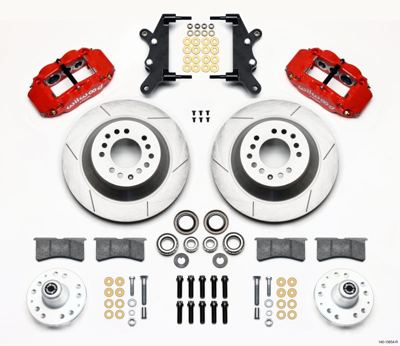 Wilwood — KIT,FRONT,GALAXIE,60-68,DRUM SPINDLE 12.88x1.10,1 PC ROTOR,GT,RED