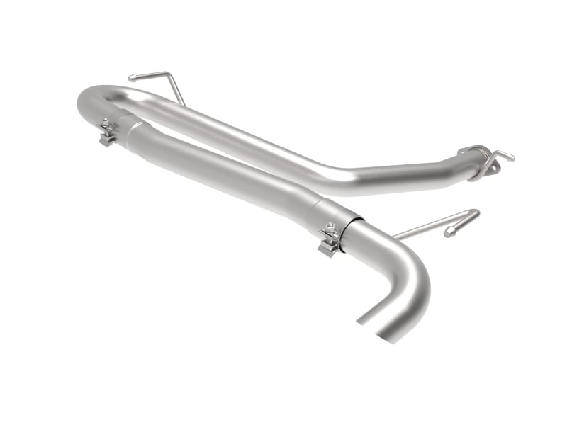 aFe — Takeda 2-1/2 IN 304 Stainless Steel Axle-Back Exhaust System w/o Muffler