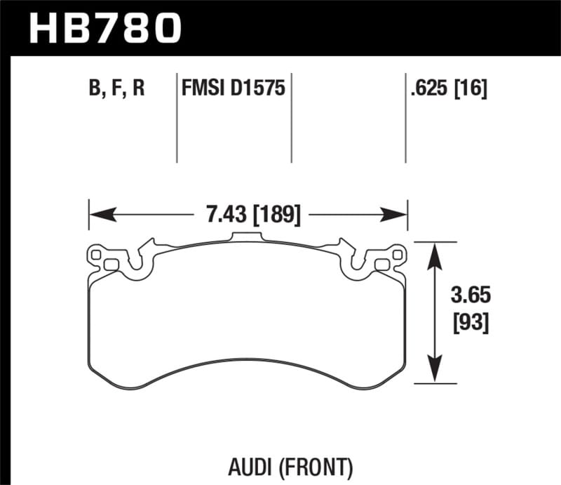 Hawk Performance — HPS 5.0 Disc Brake Pad