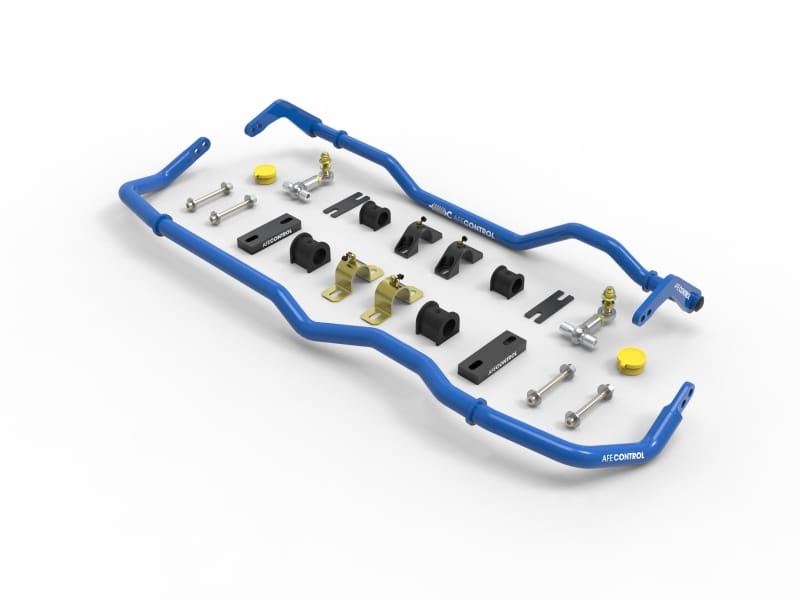 aFe — aFe CONTROL Front and Rear Sway Bar Set Blue