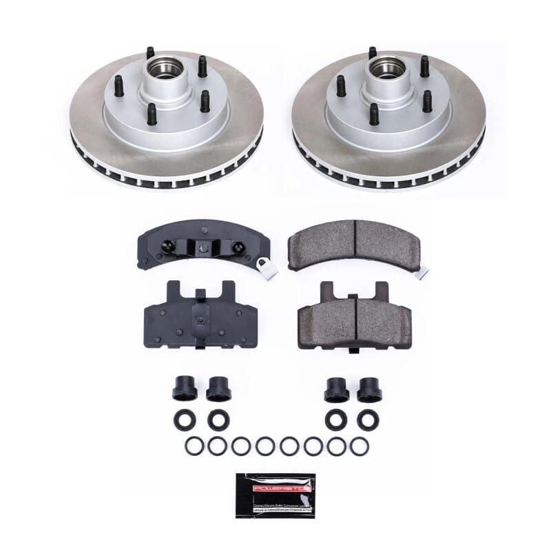 PowerStop — Semi-Coated Rotor and Low-Dust Ceramic Brake Pad Kit