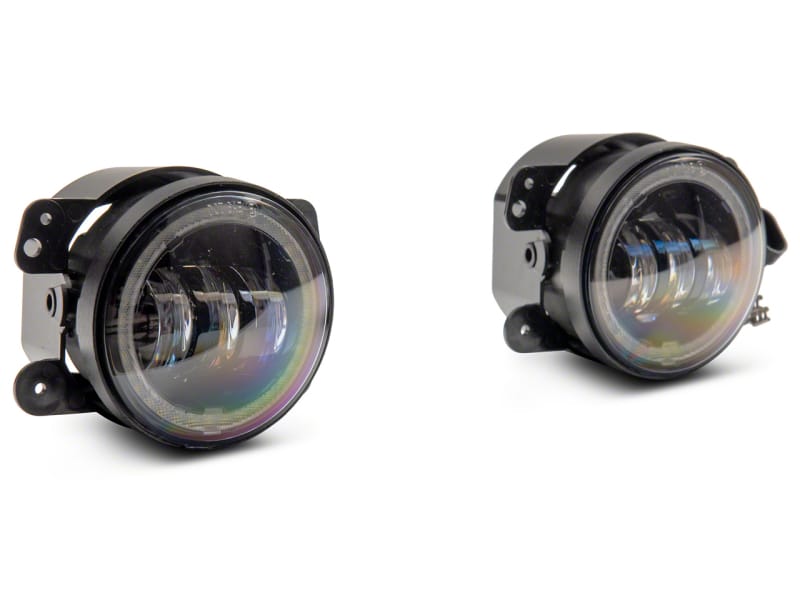 Raxiom — Raxiom 07-18 Jeep Wrangler JK Axial Series 4-In LED Fog Lights w/ Halo
Lights