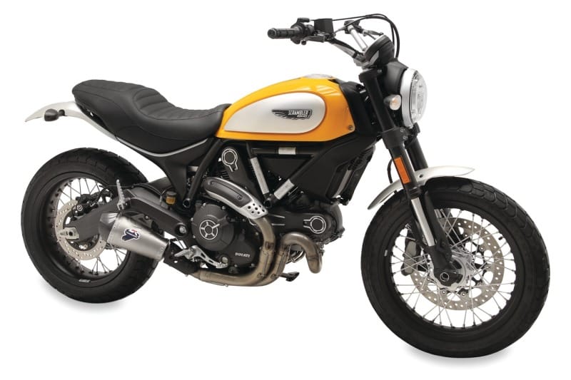 Mustang Motorcycle — Mustang 15-21 Ducati Scrambler 800 Tripper Fastback 1PC Seat - Black